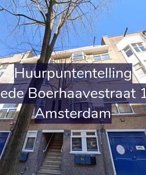 Foto gevel Huurpuntentelling voor Tweede Boerhaavestraat 13-D, Amsterdam