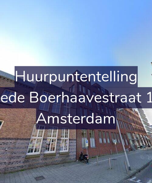 Foto gevel Huurpuntentelling voor Tweede Boerhaavestraat 18-D, Amsterdam