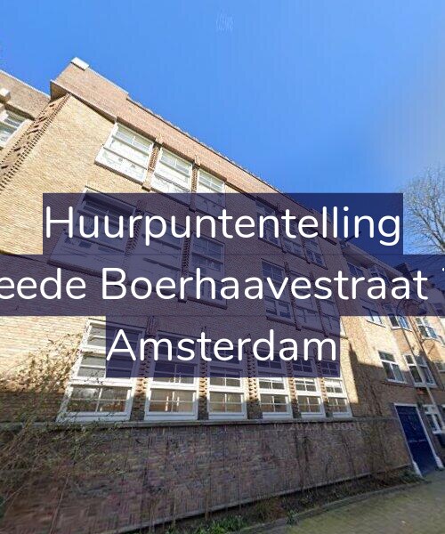 Foto gevel Huurpuntentelling voor Tweede Boerhaavestraat 7-G, Amsterdam
