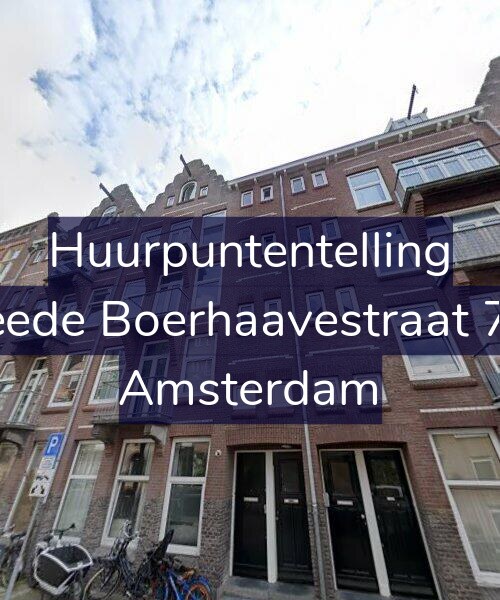 Foto gevel Huurpuntentelling voor Tweede Boerhaavestraat 76-3, Amsterdam