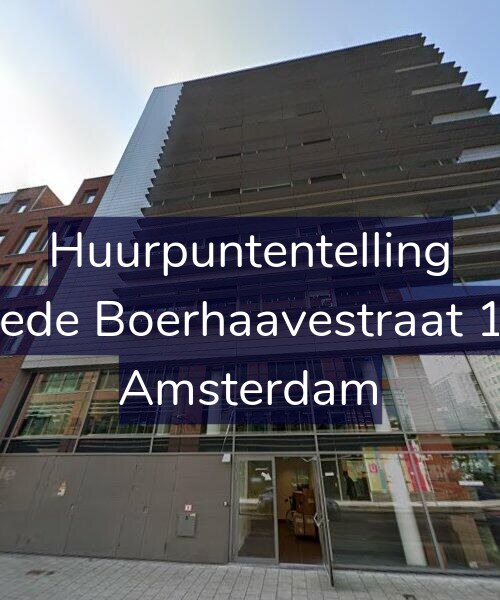 Foto gevel Huurpuntentelling voor Tweede Boerhaavestraat 12-M, Amsterdam