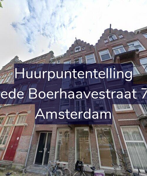 Foto gevel Huurpuntentelling voor Tweede Boerhaavestraat 78-H, Amsterdam