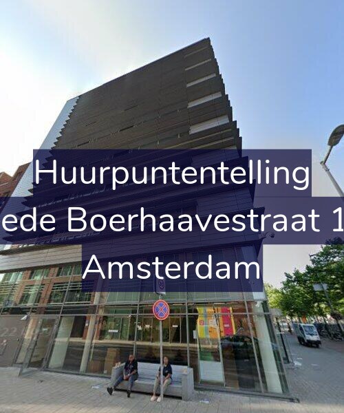 Foto gevel Huurpuntentelling voor Tweede Boerhaavestraat 12-N, Amsterdam