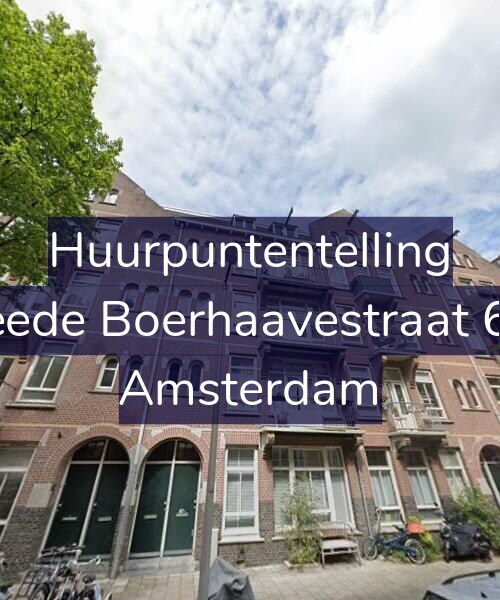 Foto gevel Huurpuntentelling voor Tweede Boerhaavestraat 67-1, Amsterdam
