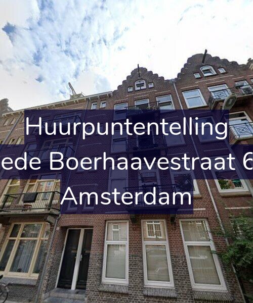 Foto gevel Huurpuntentelling voor Tweede Boerhaavestraat 64-H, Amsterdam