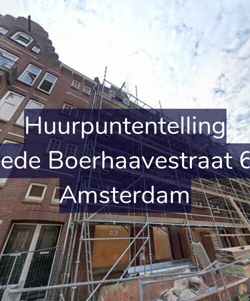 Foto gevel Huurpuntentelling voor Tweede Boerhaavestraat 60-H, Amsterdam