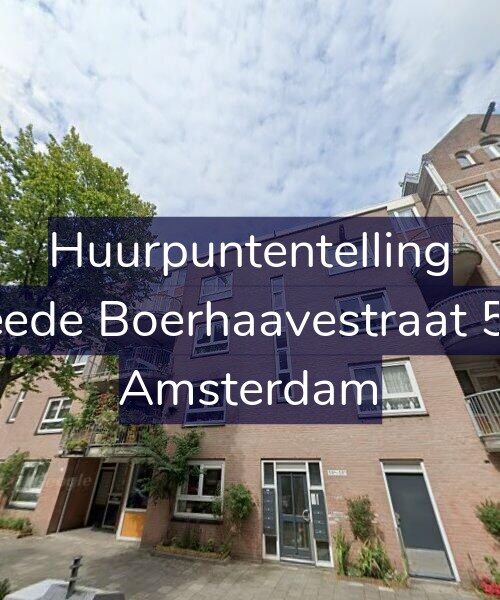 Foto gevel Huurpuntentelling voor Tweede Boerhaavestraat 59-C, Amsterdam