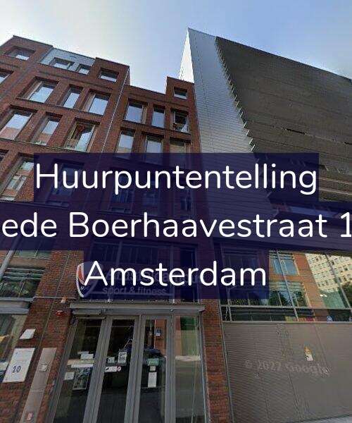 Foto gevel Huurpuntentelling voor Tweede Boerhaavestraat 14-N, Amsterdam