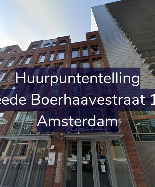Foto gevel Huurpuntentelling voor Tweede Boerhaavestraat 12-K, Amsterdam