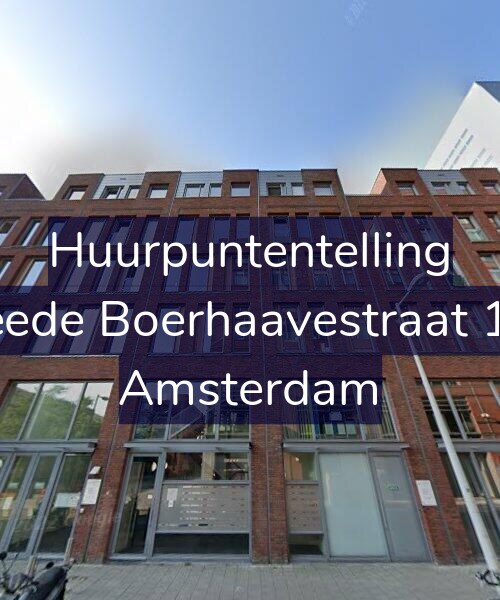 Foto gevel Huurpuntentelling voor Tweede Boerhaavestraat 18-K, Amsterdam