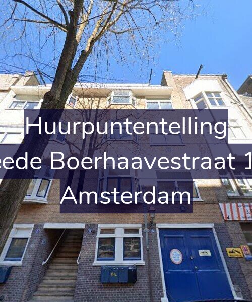 Foto gevel Huurpuntentelling voor Tweede Boerhaavestraat 13-C, Amsterdam