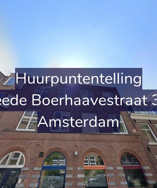 Foto gevel Huurpuntentelling voor Tweede Boerhaavestraat 38-2, Amsterdam