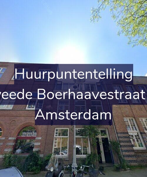 Foto gevel Huurpuntentelling voor Tweede Boerhaavestraat 36, Amsterdam