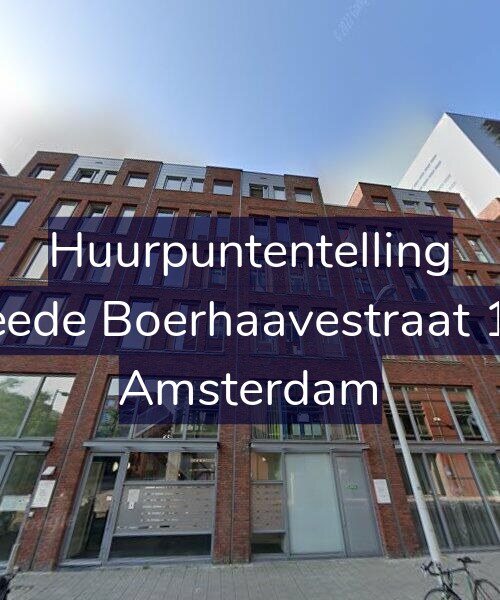 Foto gevel Huurpuntentelling voor Tweede Boerhaavestraat 16-L, Amsterdam