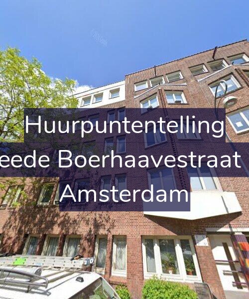 Foto gevel Huurpuntentelling voor Tweede Boerhaavestraat 3-E, Amsterdam