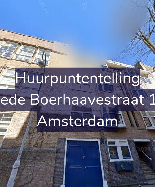 Foto gevel Huurpuntentelling voor Tweede Boerhaavestraat 11-D, Amsterdam