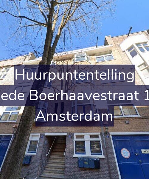 Foto gevel Huurpuntentelling voor Tweede Boerhaavestraat 13-A, Amsterdam