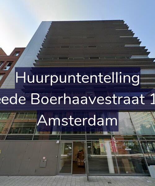 Foto gevel Huurpuntentelling voor Tweede Boerhaavestraat 16-R, Amsterdam