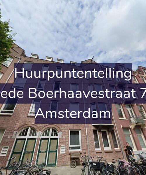 Foto gevel Huurpuntentelling voor Tweede Boerhaavestraat 75-H, Amsterdam