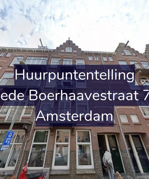 Foto gevel Huurpuntentelling voor Tweede Boerhaavestraat 72-H, Amsterdam