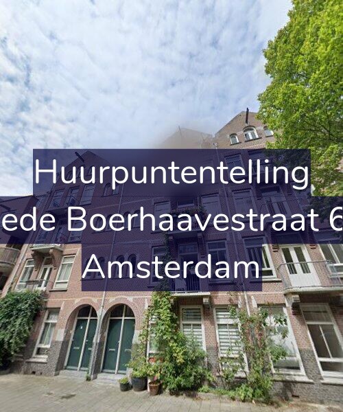 Foto gevel Huurpuntentelling voor Tweede Boerhaavestraat 63-H, Amsterdam