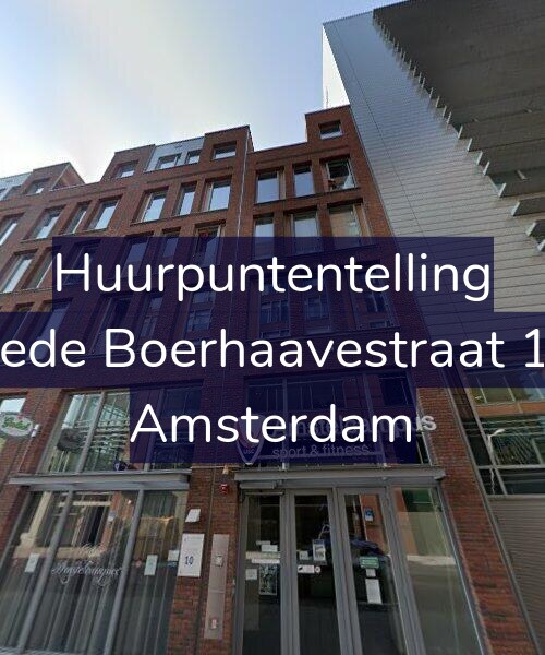 Foto gevel Huurpuntentelling voor Tweede Boerhaavestraat 16-M, Amsterdam