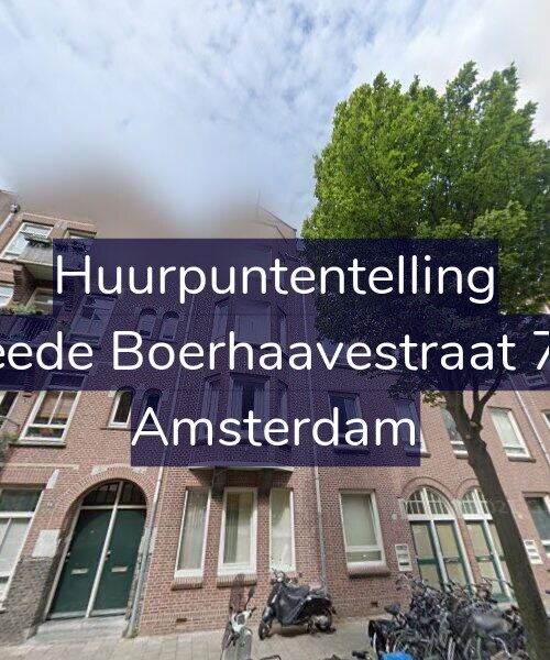 Foto gevel Huurpuntentelling voor Tweede Boerhaavestraat 73-2, Amsterdam