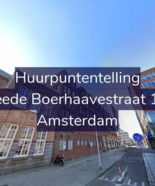 Foto gevel Huurpuntentelling voor Tweede Boerhaavestraat 12-F, Amsterdam