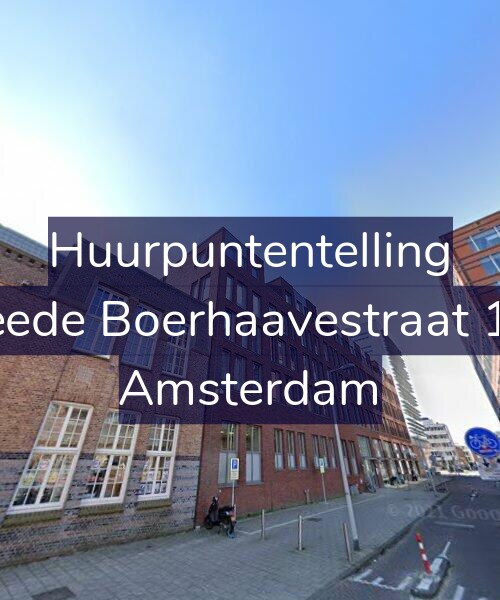 Foto gevel Huurpuntentelling voor Tweede Boerhaavestraat 12-E, Amsterdam