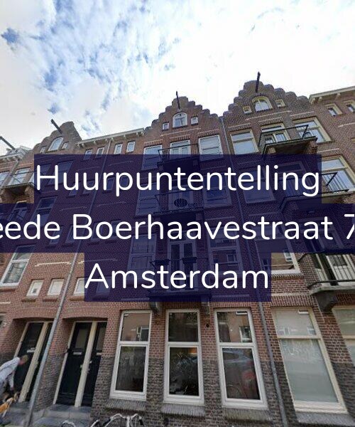 Foto gevel Huurpuntentelling voor Tweede Boerhaavestraat 70-2, Amsterdam