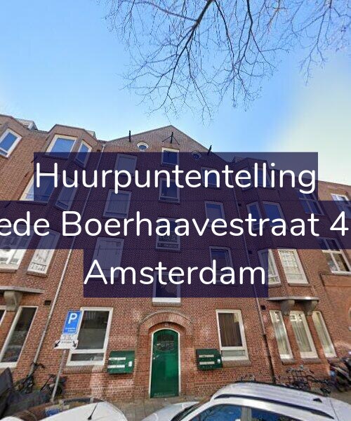 Foto gevel Huurpuntentelling voor Tweede Boerhaavestraat 40-1L, Amsterdam