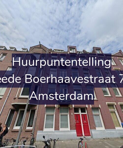 Foto gevel Huurpuntentelling voor Tweede Boerhaavestraat 77-1, Amsterdam