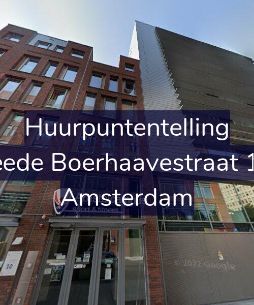 Foto gevel Huurpuntentelling voor Tweede Boerhaavestraat 18-T, Amsterdam