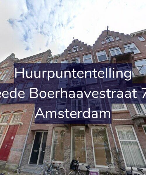 Foto gevel Huurpuntentelling voor Tweede Boerhaavestraat 78-1, Amsterdam