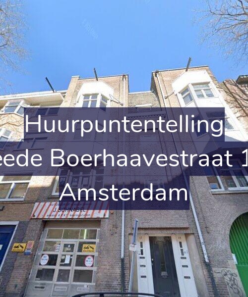 Foto gevel Huurpuntentelling voor Tweede Boerhaavestraat 19-1, Amsterdam