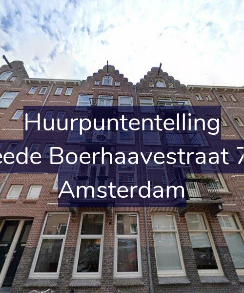 Foto gevel Huurpuntentelling voor Tweede Boerhaavestraat 70-3, Amsterdam