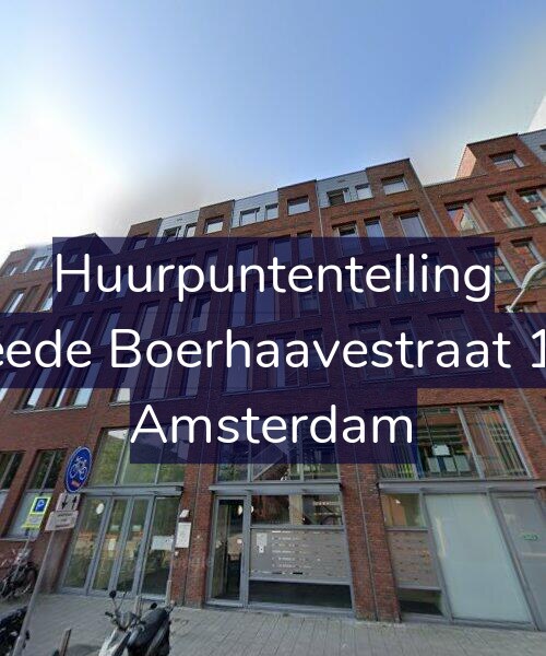 Foto gevel Huurpuntentelling voor Tweede Boerhaavestraat 14-K, Amsterdam