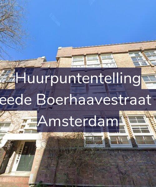 Foto gevel Huurpuntentelling voor Tweede Boerhaavestraat 7-F, Amsterdam