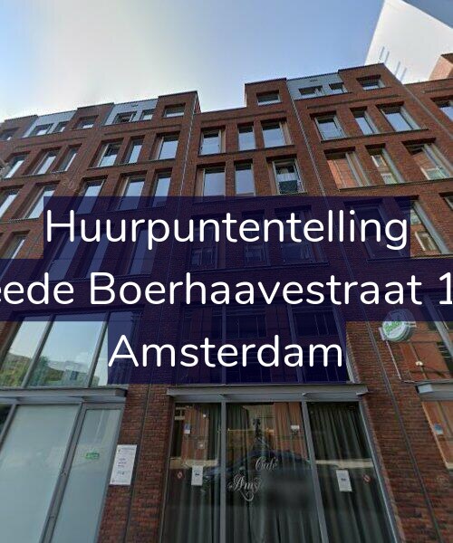 Foto gevel Huurpuntentelling voor Tweede Boerhaavestraat 16-A, Amsterdam