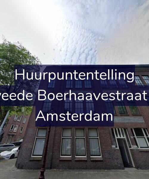 Foto gevel Huurpuntentelling voor Tweede Boerhaavestraat 23, Amsterdam