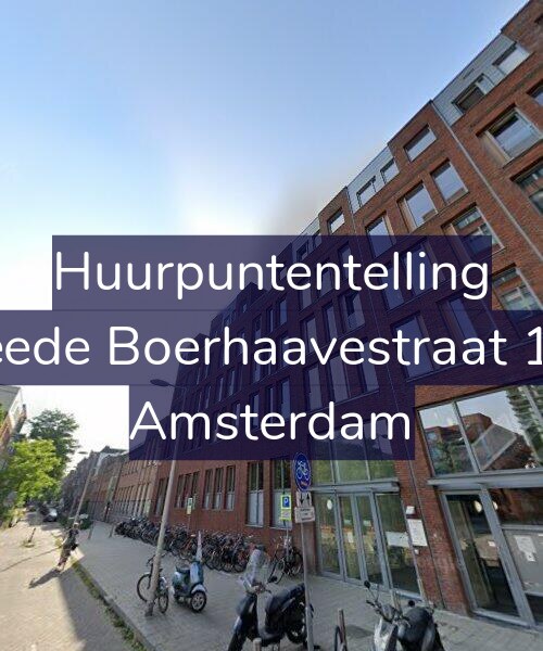 Foto gevel Huurpuntentelling voor Tweede Boerhaavestraat 14-C, Amsterdam