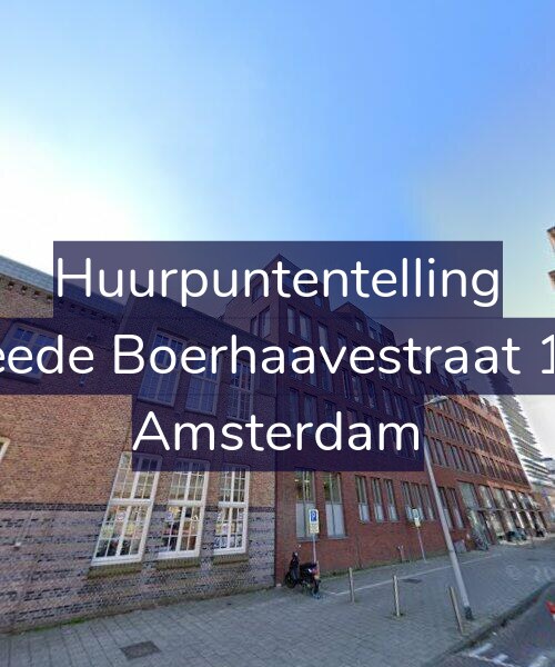 Foto gevel Huurpuntentelling voor Tweede Boerhaavestraat 14-E, Amsterdam