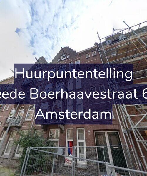 Foto gevel Huurpuntentelling voor Tweede Boerhaavestraat 62-1, Amsterdam
