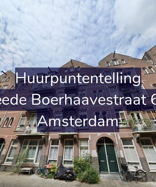 Foto gevel Huurpuntentelling voor Tweede Boerhaavestraat 69-2, Amsterdam