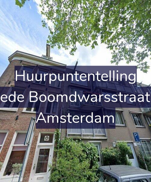 Foto gevel Huurpuntentelling voor Tweede Boomdwarsstraat 7-A, Amsterdam