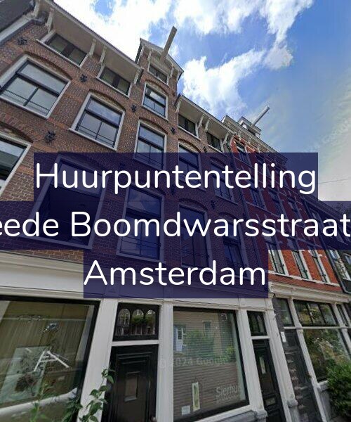Foto gevel Huurpuntentelling voor Tweede Boomdwarsstraat 6-E, Amsterdam