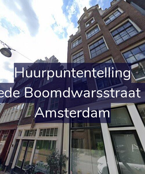 Foto gevel Huurpuntentelling voor Tweede Boomdwarsstraat 14-1, Amsterdam