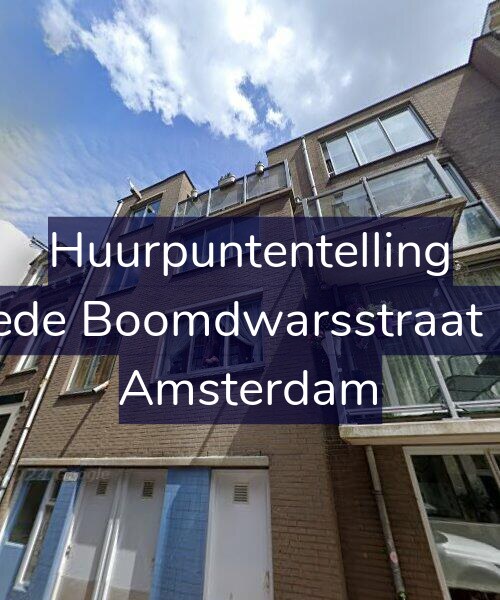 Foto gevel Huurpuntentelling voor Tweede Boomdwarsstraat 13-B, Amsterdam