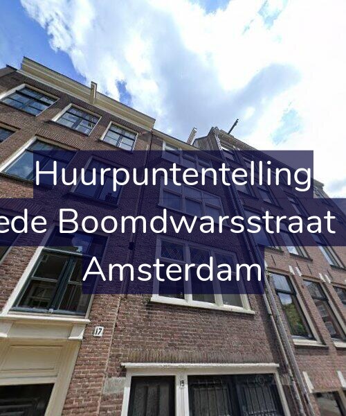 Foto gevel Huurpuntentelling voor Tweede Boomdwarsstraat 19-3, Amsterdam