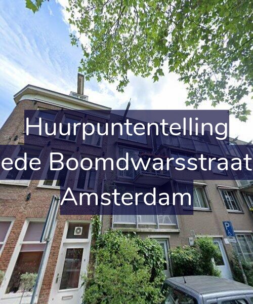 Foto gevel Huurpuntentelling voor Tweede Boomdwarsstraat 7-B, Amsterdam